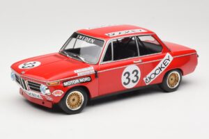 BMW 2002 Jockey Racing #33 B. Tobiasson / L. Nordstrom 6 Hours Nurburgring 1972 Minichamps 1:18 155722633 Metāls