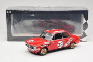 BMW 2002 Jockey Racing #33 B. Tobiasson / L. Nordstrom 6 Hours Nurburgring 1972 Minichamps 1:18 155722633 Metāls — attēls 6 no 6