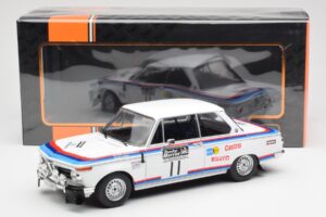 BMW 2002 #11 A. Warmbold / J. Todt RAC Rally 1973 IXO 1:18 18RMC164 Metāls — attēls 6 no 6