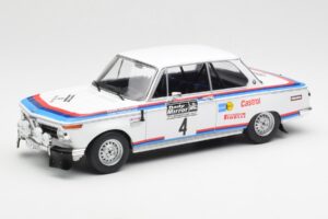 BMW 2002 #4 B. Waldegard / H. Thorzelius RAC Rally 1973 IXO 1:18 18RMC163 Metāls