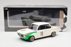 BMW 2002 Tii E10 #10 H. Hahne / D. Quester Winners Nurburgring 1968 Minichamps 1:18 155682710 Metāls — attēls 6 no 6