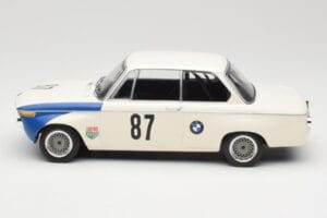 BMW 2002 Tii E10 #87 H. Hahne Grand Prix Brno 1969 Minichamps 1:18 155692787 Metāls — attēls 3 no 6