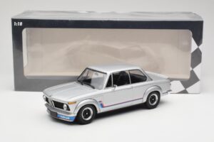 BMW 2002 Turbo E10 Sudrabs Minichamps 1:18 155026201 Metāls — attēls 6 no 6