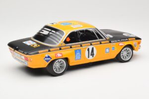 BMW 2800 CS BMW Alpina #14 H. Kelleners / G. Huber Winners 24 Hours of Spa 1970 Minichamps 1:18 155702714 Metāls — attēls 2 no 6