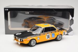 BMW 2800 CS BMW Alpina #14 H. Kelleners / G. Huber Winners 24 Hours of Spa 1970 Minichamps 1:18 155702714 Metāls — attēls 6 no 6