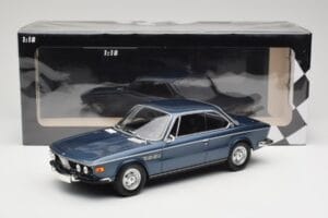BMW 2800 CS E9 Zils Metaliks Minichamps 1:18 155028032 Metāls — attēls 6 no 6