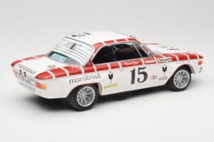 BMW 2800 CS E9 #15 Team Marabout Gaye / S. Braillard 24 Hours of Spa 1972 Minichamps 1:18 155722715 Metāls — attēls 2 no 6