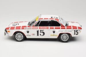 BMW 2800 CS E9 #15 Team Marabout Gaye / S. Braillard 24 Hours of Spa 1972 Minichamps 1:18 155722715 Metāls — attēls 3 no 6