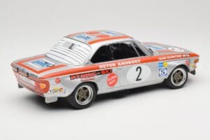 BMW 2800 CS E9 #2 Team Schnitzer J. Fitzpatrick / H. Heyer Winners Grand Prix Touring Cars Nurburgring 1972 Minichamps 1:18 1 — attēls 2 no 6
