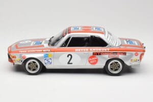 BMW 2800 CS E9 #2 Team Schnitzer J. Fitzpatrick / H. Heyer Winners Grand Prix Touring Cars Nurburgring 1972 Minichamps 1:18 1 — attēls 3 no 6