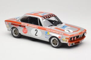 BMW 2800 CS E9 #2 Team Schnitzer J. Fitzpatrick / H. Heyer Winners Grand Prix Touring Cars Nurburgring 1972 Minichamps 1:18 1 — attēls 4 no 6