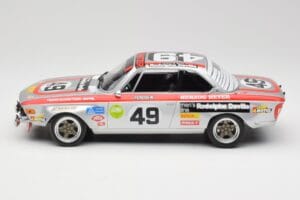 BMW 2800 CS E9 #49 Team Schnitzer G. Herzog / H. Heyer 24 Hours of Spa 1972 Minichamps 1:18 155722749 Metāls — attēls 3 no 6