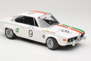 BMW 2800 CS E9 #9 Castrol BMW T. Moorkens / E. Haxhe 24 Hours of Spa 1971 Minichamps 1:18 155712709 Metāls — attēls 4 no 6
