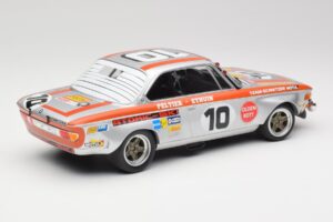 BMW 2800 CS Team Schnitzer #10 J. Fitzpatrick / J. Peltier Spa 1972 Minichamps 1:18 155722710 Metāls — attēls 2 no 6