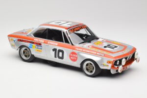 BMW 2800 CS Team Schnitzer #10 J. Fitzpatrick / J. Peltier Spa 1972 Minichamps 1:18 155722710 Metāls — attēls 4 no 6