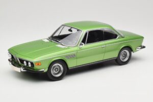 BMW 3.0 CSi E9 Green Metallic Minichamps 1:18 155028034 Metāls