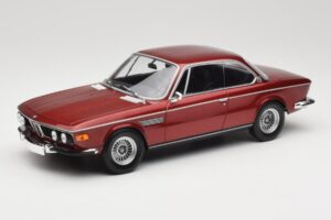 BMW 3.0 CSi E9 Red Metallic Minichamps 1:18 155028031 Metāls