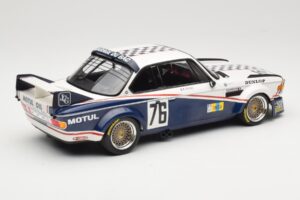 BMW 3.0 CSL E9 Garage Du Bac #76 P. Depnic / H. Coulon 24 Hours of Le Mans 1977 Minichamps 1:18 155772576 Metāls — attēls 2 no 6