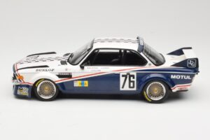 BMW 3.0 CSL E9 Garage Du Bac #76 P. Depnic / H. Coulon 24 Hours of Le Mans 1977 Minichamps 1:18 155772576 Metāls — attēls 3 no 6