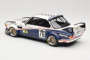 BMW 3.0 CSL E9 Garage Du Bac #76 P. Depnic / H. Coulon 24 Hours of Le Mans 1977 Minichamps 1:18 155772576 Metāls — attēls 5 no 6