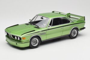 BMW 3.0 CSL E9 Green Metallic Minichamps 1:18 155028132 Metāls