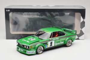BMW 3.0 CSL E9 #1 Alpina G. Nilsson / D. Quester Winners Nürburgring 1977 Minichamps 1:18 155772501 Metāls — attēls 6 no 6