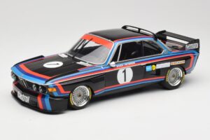 BMW 3.0 CSL E9 #1 BMW Motorsport H-J. Stuck Winner Norisring Trophy 1974 Minichamps 1:18 155742691 Metāls