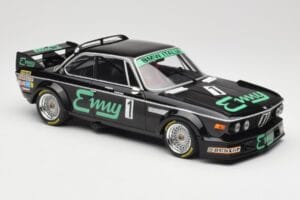 BMW 3.0 CSL E9 #1 F. Grano / P. Xhenceval GP Brno 1978 Minichamps 1:18 155782501 Metāls — attēls 4 no 6