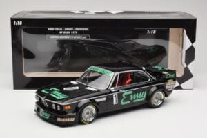 BMW 3.0 CSL E9 #1 F. Grano / P. Xhenceval GP Brno 1978 Minichamps 1:18 155782501 Metāls — attēls 6 no 6