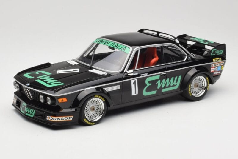 BMW 3.0 CSL E9 #1 F. Grano / P. Xhenceval GP Brno 1978 Minichamps 1:18 155782501 Metāls