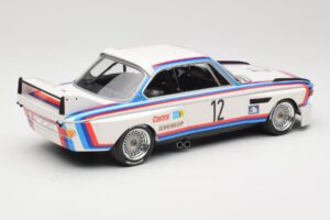 BMW 3.0 CSL E9 #12 BMW Motorsport C. Amon / H-J. Stuck Winners 6 Hours Nurburgring 1973 Minichamps 1:18 155732612 Metāls — attēls 2 no 6