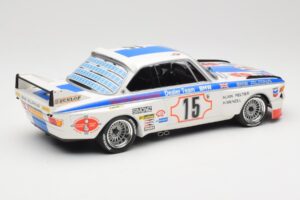 BMW 3.0 CSL E9 #15 BMW Alpina J. Peltier / H. Menzel 24 Hours of Spa 1973 Minichamps 1:18 155732695 Metāls — attēls 2 no 6