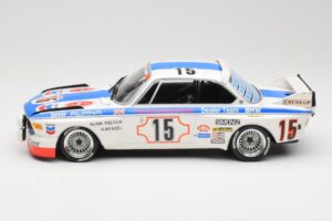 BMW 3.0 CSL E9 #15 BMW Alpina J. Peltier / H. Menzel 24 Hours of Spa 1973 Minichamps 1:18 155732695 Metāls — attēls 3 no 6