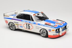 BMW 3.0 CSL E9 #15 BMW Alpina J. Peltier / H. Menzel 24 Hours of Spa 1973 Minichamps 1:18 155732695 Metāls — attēls 4 no 6