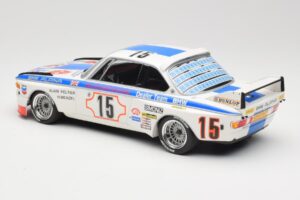 BMW 3.0 CSL E9 #15 BMW Alpina J. Peltier / H. Menzel 24 Hours of Spa 1973 Minichamps 1:18 155732695 Metāls — attēls 5 no 6
