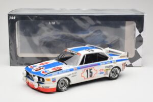 BMW 3.0 CSL E9 #15 BMW Alpina J. Peltier / H. Menzel 24 Hours of Spa 1973 Minichamps 1:18 155732695 Metāls — attēls 6 no 6