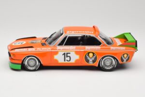 BMW 3.0 CSL E9 #15 Jägermeister Racing N. Lauda / G. Joisten 6 Hours Nurburgring 1973 Minichamps 1:18 155732615 Metāls — attēls 3 no 6