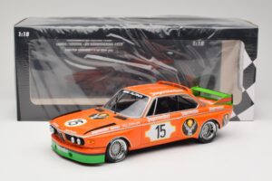BMW 3.0 CSL E9 #15 Jägermeister Racing N. Lauda / G. Joisten 6 Hours Nurburgring 1973 Minichamps 1:18 155732615 Metāls — attēls 6 no 6