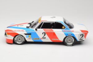 BMW 3.0 CSL E9 #2 Luigi Racing A. de Fierlant / P. Xhenceval Winners 24 Hours of Spa 1975 Minichamps 1:18 155752602 Metāls — attēls 3 no 6