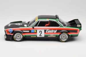 BMW 3.0 CSL E9 #2 Luigi Racing J-M. de Wael / A. de Fierlant Winners GP Nurburgring 1976 Minichamps 1:18 155762502 Metāls — attēls 3 no 6