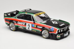 BMW 3.0 CSL E9 #2 Luigi Racing J-M. de Wael / A. de Fierlant Winners GP Nurburgring 1976 Minichamps 1:18 155762502 Metāls — attēls 4 no 6