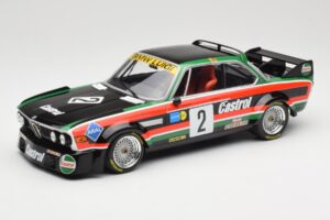 BMW 3.0 CSL E9 #2 Luigi Racing J-M. de Wael / A. de Fierlant Winners GP Nurburgring 1976 Minichamps 1:18 155762502 Metāls