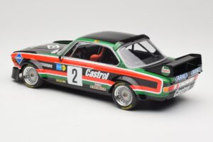 BMW 3.0 CSL E9 #2 Luigi Racing J-M. de Wael / A. de Fierlant Winners GP Nurburgring 1976 Minichamps 1:18 155762502 Metāls — attēls 5 no 6