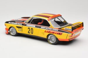 BMW 3.0 CSL E9 #20 BMW Faltz Alpina W. Werner / H. Schommers Norisring Trophy 1974 Minichamps 1:18 155742620 Metāls — attēls 5 no 6