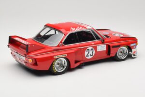 BMW 3.0 CSL E9 #23 Faltz Alpina A. de Fierlant / H. Grohs Zandvoort Trophy 1975 Minichamps 1:18 155752623 Metāls — attēls 2 no 6