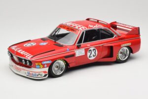 BMW 3.0 CSL E9 #23 Faltz Alpina A. de Fierlant / H. Grohs Zandvoort Trophy 1975 Minichamps 1:18 155752623 Metāls