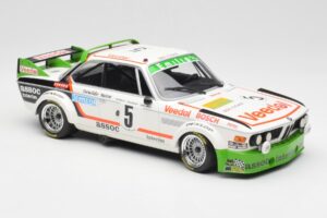 BMW 3.0 CSL E9 #5 Assoc Interim J-C. Chavan / A. Detrin Winners 24 Hours of Spa 1976 Minichamps 1:18 155762505 Metāls — attēls 4 no 6