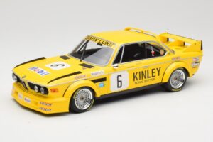 BMW 3.0 CSL E9 #6 Luigi Racing E. Van Hove / P. Xhenceval Winners Brands Hatch 500km 1979 Minichamps 1:18 155792506 Metāls