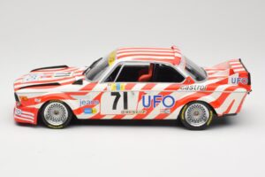 BMW 3.0 CSL E9 #71 Luigi Racing P. Xhenceval / J. Dieudonné 24 Hours of Le Mans 1977 Minichamps 1:18 155772571 Metāls — attēls 3 no 6
