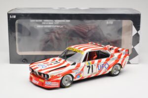 BMW 3.0 CSL E9 #71 Luigi Racing P. Xhenceval / J. Dieudonné 24 Hours of Le Mans 1977 Minichamps 1:18 155772571 Metāls — attēls 6 no 6